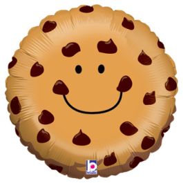 Cookie Chocolate Chip Balloon 21 Inch Foil Decoration - Image 1