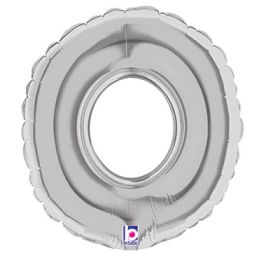 Silver Foil Balloon 7 Inch - Air Filled Decorative Float - Image 1