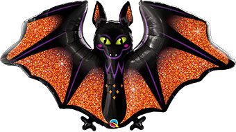 Glitzy Glam Bat Balloon - 3-Pack - Image 1