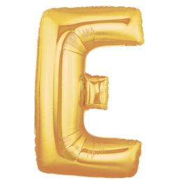 Gold Letter E Foil Balloon 7 Inch - Single - Image 1