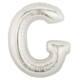 Silver Letter G Balloon 7 Inch - Foil Party Decoration - Image 1