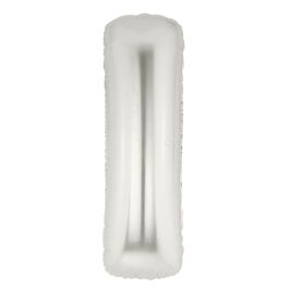 Silver Letter I Balloon 7 Inch - 5-Pack - Image 1
