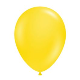 Yellow Round Balloon 5 Inch - 50 Count Latex Balloons - Image 1