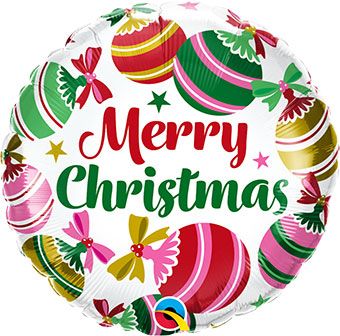 Merry Christmas Balloon - 5-Pack - Image 1