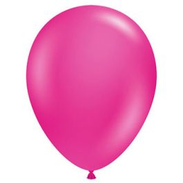 Hot Pink Latex Balloons 5 Inch Round - 50-Count Bulk Pack - Image 1