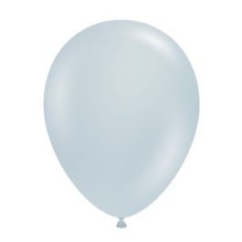 Fog Gray Latex Balloons 5 Inch Round - 50-Pack Bulk Set - Image 1