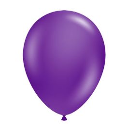 Plum Purple Latex Balloons 5 Inch - 50-Pack - Image 1
