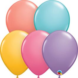 Pastel Candy Assortment Latex Balloons 11 Inch - 100-Pack - Image 1