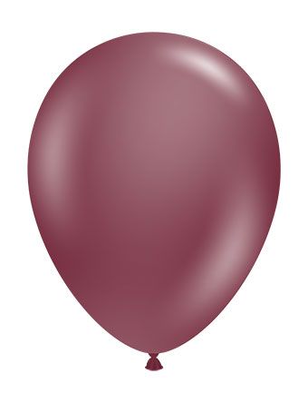 Burgundy Latex Balloons 5 Inch - 50-Count Bulk Bag - Image 1