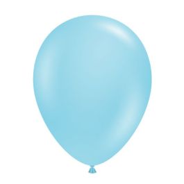 Sea Glass Blue-Green Latex Balloons 5 Inch Round - 50 Count Pack - Image 1
