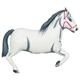 White Horse Balloon 34" - 3-Pack - Image 1