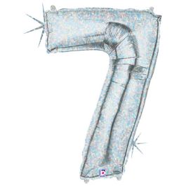 Number 7 Foil Balloon 34 Inch - Birthday Decoration - Image 1