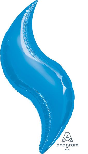Blue Large Shape Balloon 36 Inch - Set of 3 - Image 1