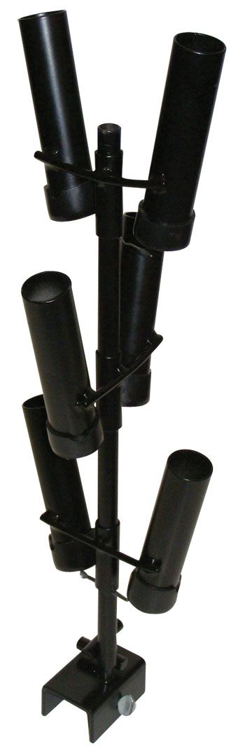 Black Metal Cylinder Display Stand - Party Supplies - Image 1
