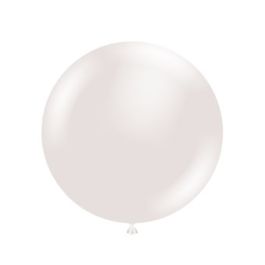 White Latex Balloons 17 Inch Round - 50-Count Party Pack - Image 1