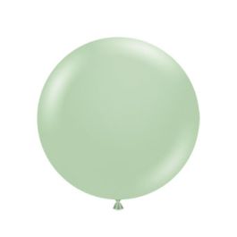 Pearl Meadow Green Latex Balloons 17 Inch - 50-Pack - Image 1