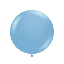 Pearl Georgia Blue Balloons 17 Inch Round - 50-Pack - Image 1