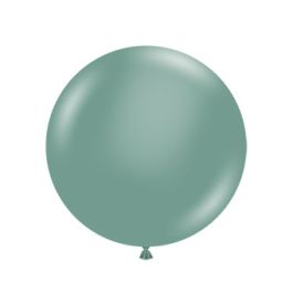 Willow Green Latex Balloons 17 Inch - 50-Pack - Image 1