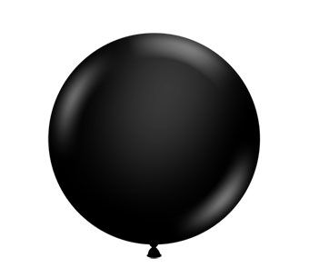 Black Balloon 17" - Party Supplies - Image 1