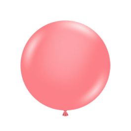 Coral Latex Balloons 17 Inch Round - 50-Count Bulk Pack - Image 1