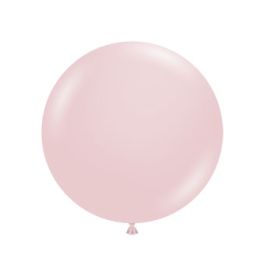 Pink Latex Balloons 17 Inch Round Shape - 50 Count - Image 1