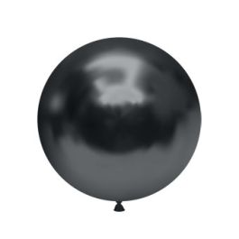 Shadow Charcoal Gray Latex Balloons 17 Inch - 25-Pack - Image 1