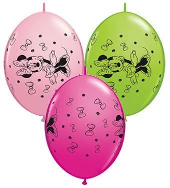 Minnie Mouse Balloons 12" Assortment - Disney Party - Image 1