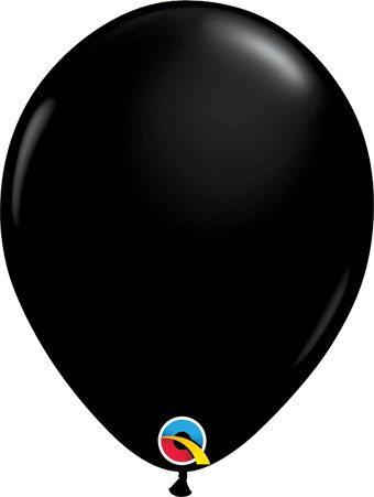 Onyx Black Balloons - 5-Pack - Image 1