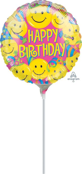 Happy Birthday Balloon - 5-Pack - Image 1