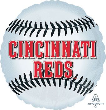 Cincinnati Reds Balloons - 5-Pack - Image 1