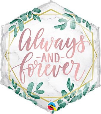 Always & Forever Greenery Balloons - 5-Pack - Image 1