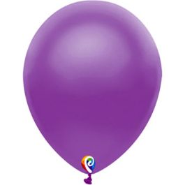 Pearl Purple Latex Balloons 12 Inch - 12-Pack - Image 1