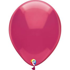 Crystal Fuchsia Latex Balloons 12 Inch - 15-Pack - Image 1