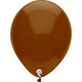 Cocoa Brown Latex Balloons 12 Inch Round - 50 Count - Image 1