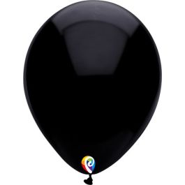 Black Latex Balloons 12 Inch Round - 50-Pack Bulk - Image 1