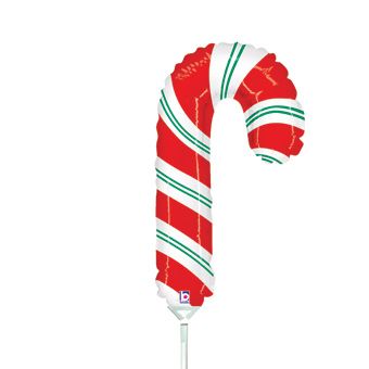 Candy Cane Balloons - 5-Pack - Image 1