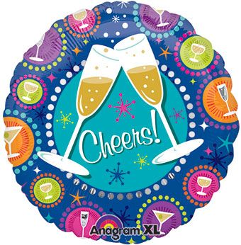 Cheers Balloons - 5-Pack - Image 1