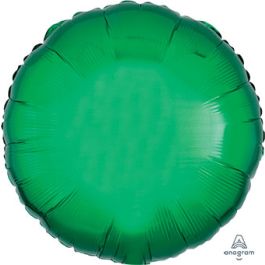 Green Foil Balloon 18 Inch Round - 5-Pack Party Bundle - Image 1