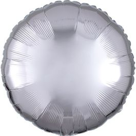 Silver Metallic Foil Balloon 18 Inch - Image 1
