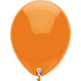 Orange Latex Balloons 7 Inch - Pack of 50 Count - Image 1