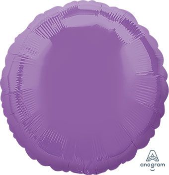 Spring Lilac Foil Balloon 18 Inch Round - Party Decor - Image 1