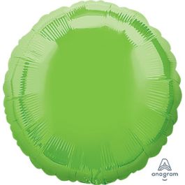 Iridescent Lime Green Foil Balloon 18 Inch - Image 1