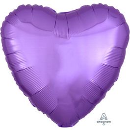 Pearl Lavender Heart Balloon 18 Inch Foil - Image 1