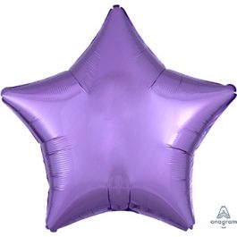 Pearl Lavender Star Balloon 19 Inch Foil - Single - Image 1