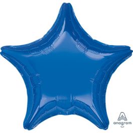 Dark Blue Star Balloon 19 Inch - 5-Pack Bundle - Image 1