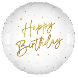Happy Birthday Foil Balloon 18 Inch - 5-Pack - Image 1