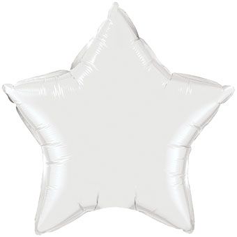 White Star Balloons - 5-Pack - Image 1