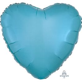 Blue Heart Balloon 18 Inch Foil - Party Supplies - Image 1