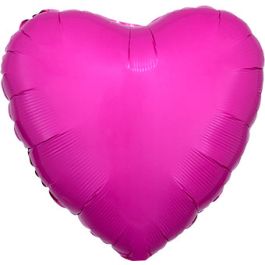 Pink Heart Foil Balloon 18 Inch - Perfect for Valentine's Day! - Image 1