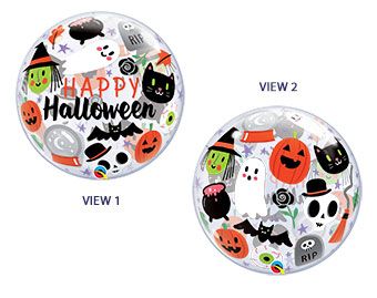 Happy Halloween Balloons - 3-Pack - Image 1